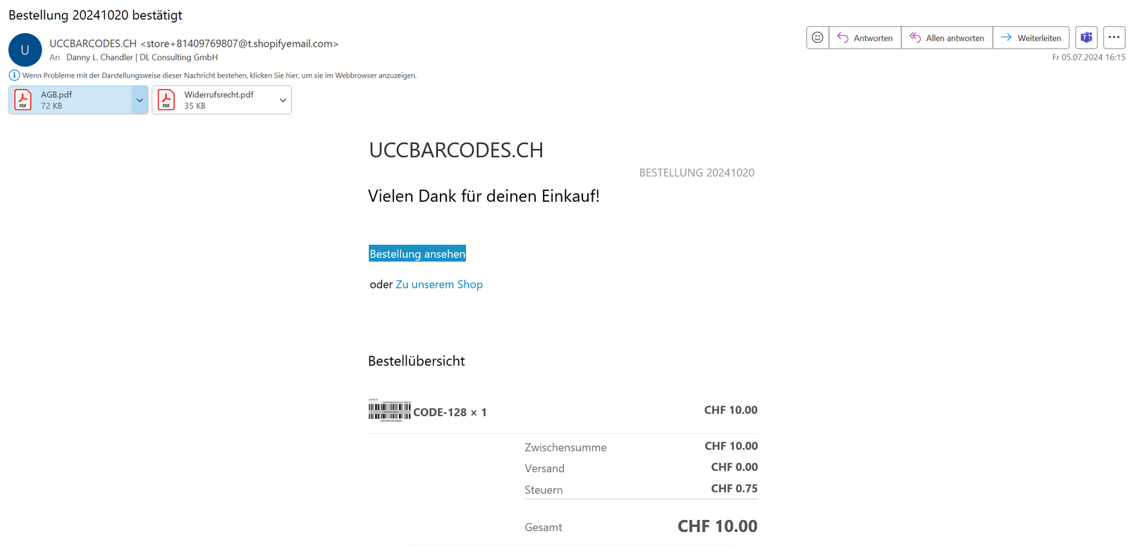 Testprodukt - Barcode 795697095650