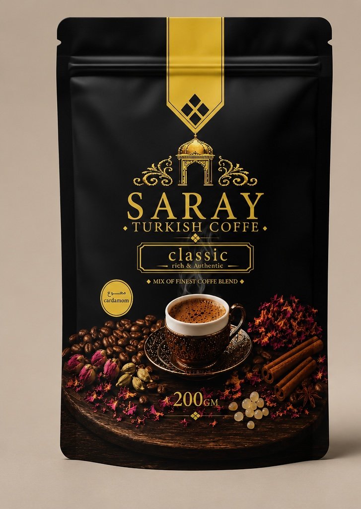 Saray Coffee cardamon 200 gm - Barcode 795697352289