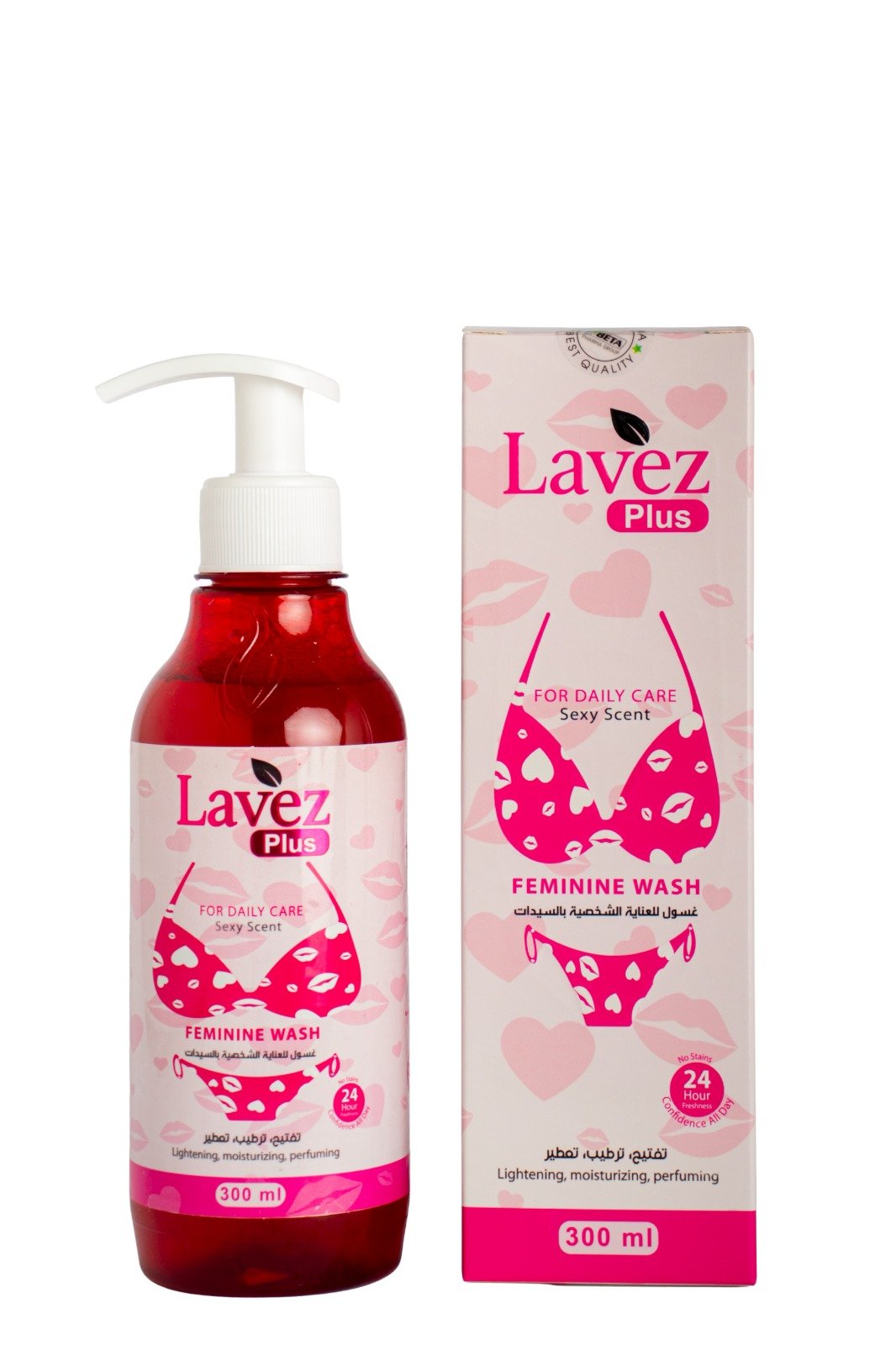 Lavez plus intimate  féminine wash - Barcode 795697135035