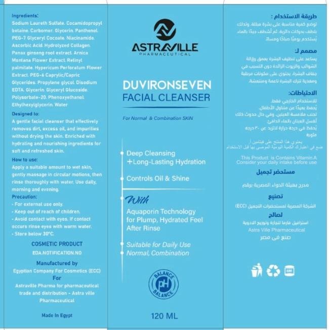 Duviron seven normal & combined skin cleanser - Barcode 795697134380