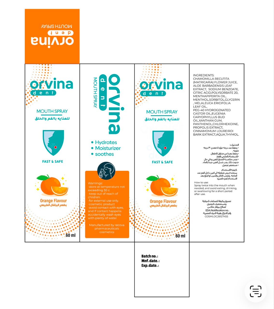 Orvina dent - Barcode 795697345458