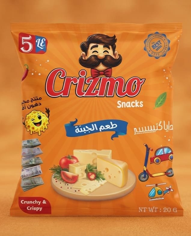 كريزمو سناكس جبنة - Barcode 795697347230