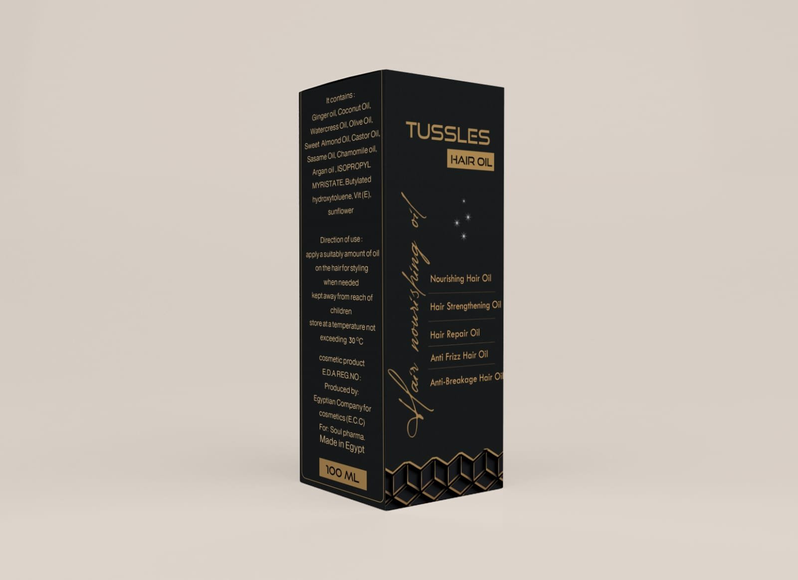 Tussles Hair Oil - Barcode 795697400133