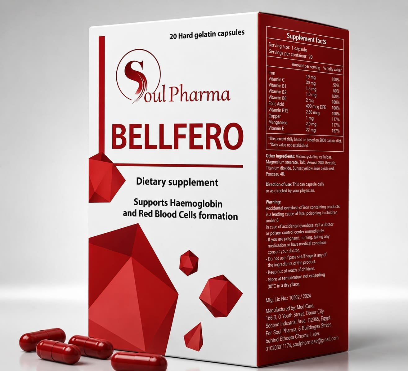 ( BELLFERO ) soulpharma bellfero - Barcode 795697400218