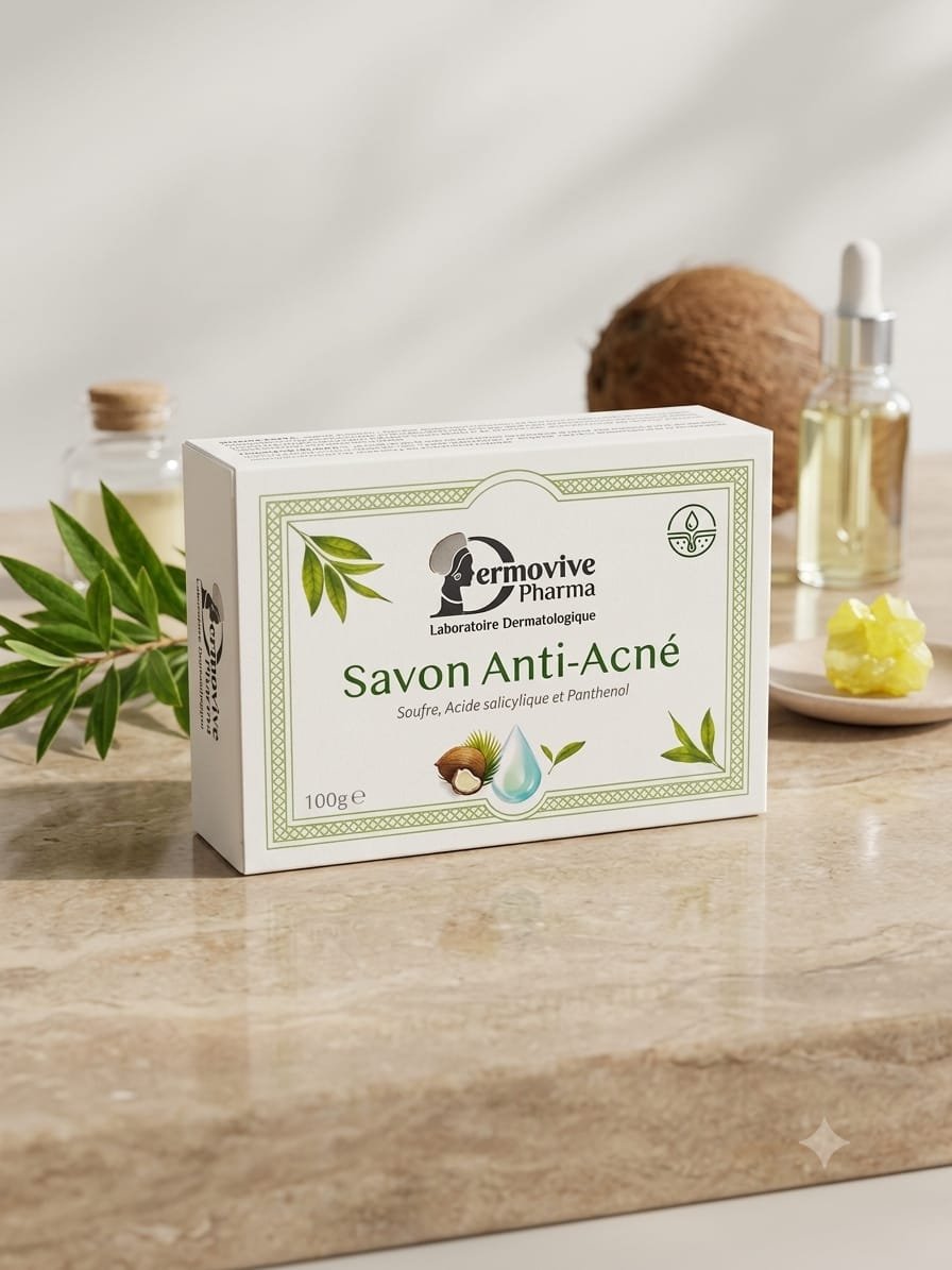 DERMOVIVE SAVON ANTI ACNE - Barcode 795697412440