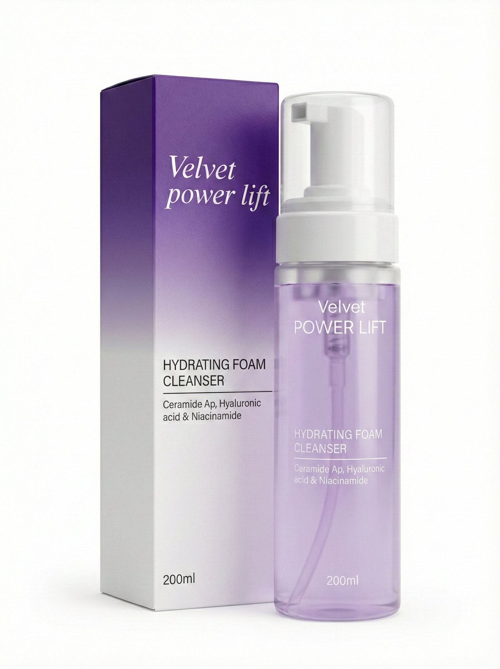 Breezyderm pharma velvet power lift hydrating foam - Barcode 795697199259