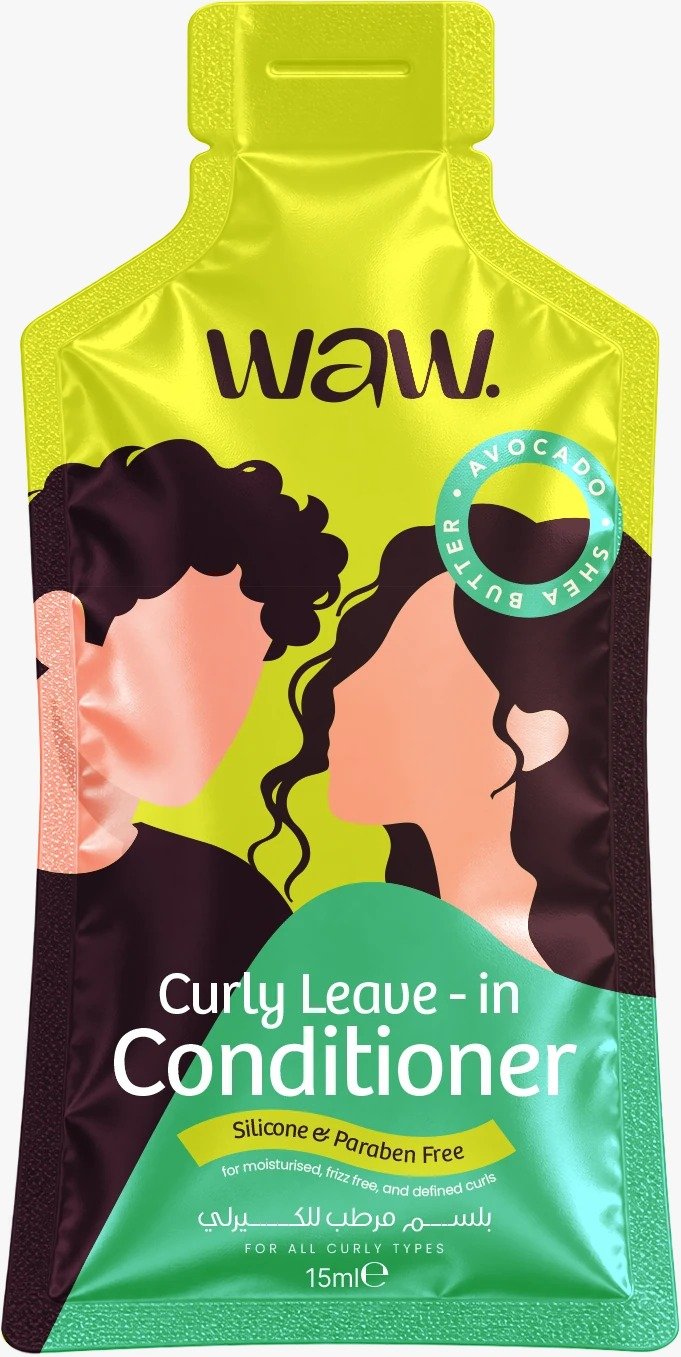 WAW  CURLY  LEAVE IN CONDITIONER SACHET 15 ML - Barcode 795697423750